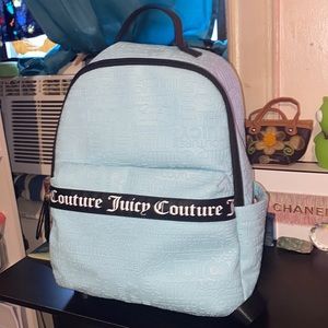 Juicy couture ice blue book bag